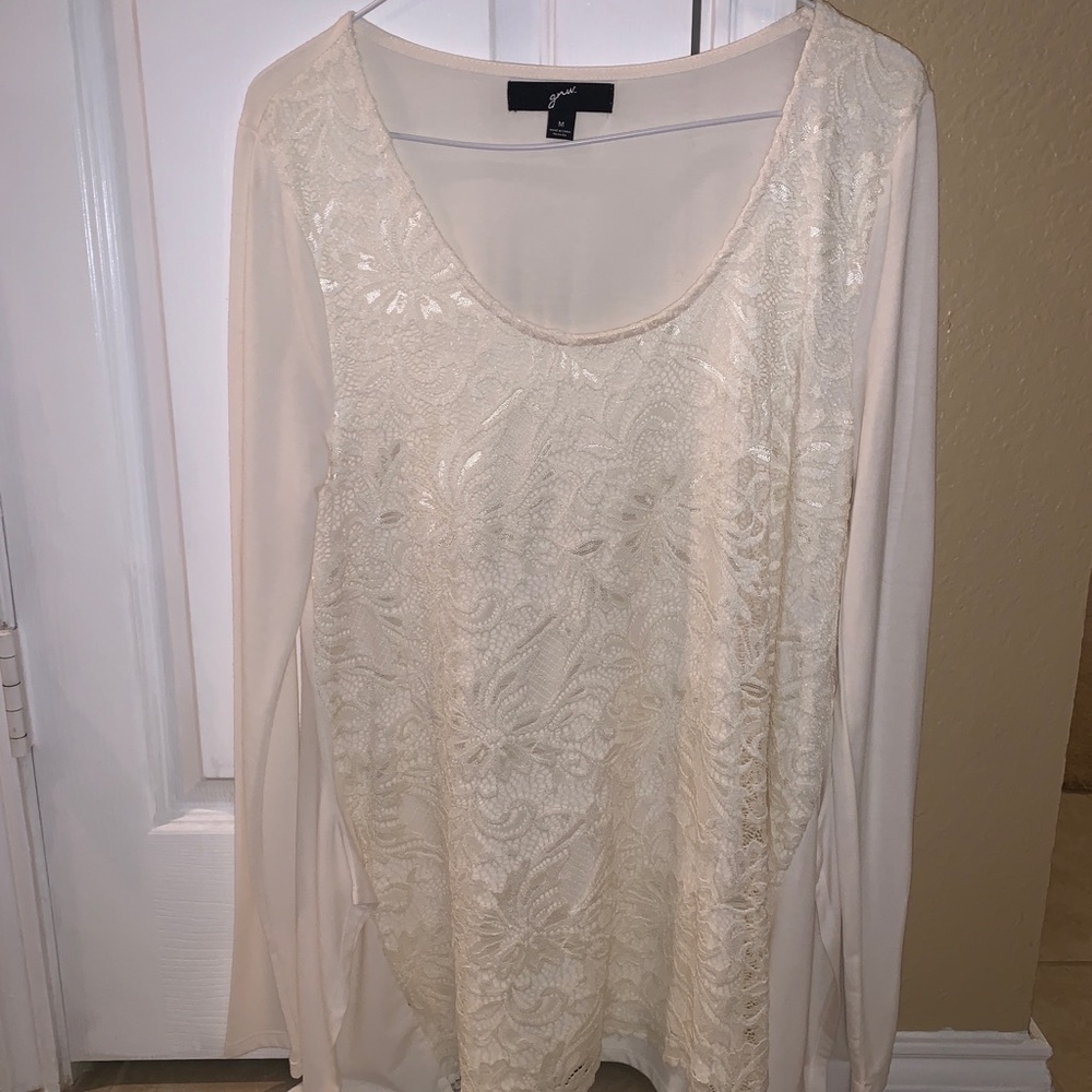 Women’s Lace Long Sleeve Top by grw